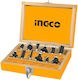 Ingco Set Router Knives Cutting Tool Accessory Set 12pcs AKRT1201