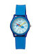 Q&Q Kids Analog Watch Dinosaurs with Rubber/Plastic Strap Blue