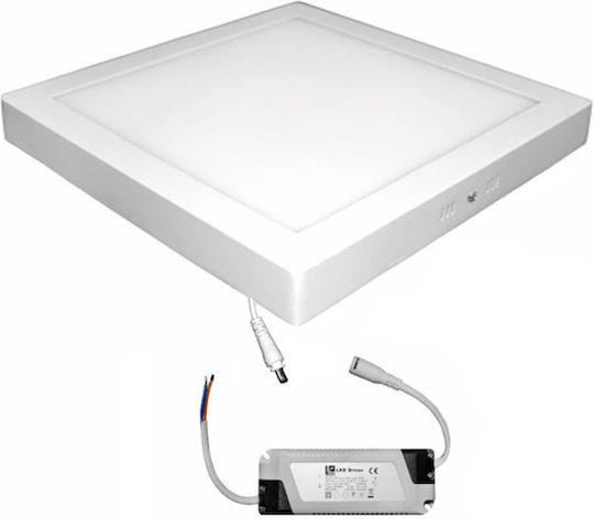 Adeleq Platz Draußen LED Panel 25W mit Kaltweiß Licht 6300K