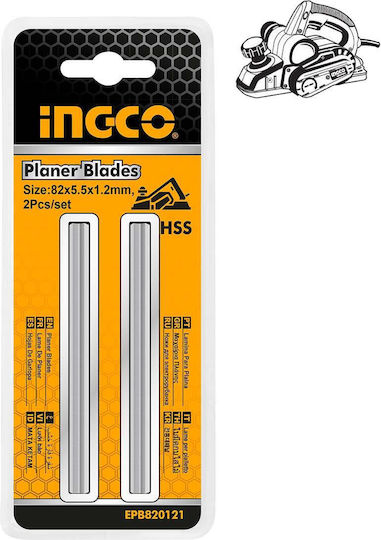 Ingco Electric Planer Blades Cutting Tool Accessory Set 2pcs EPB820121