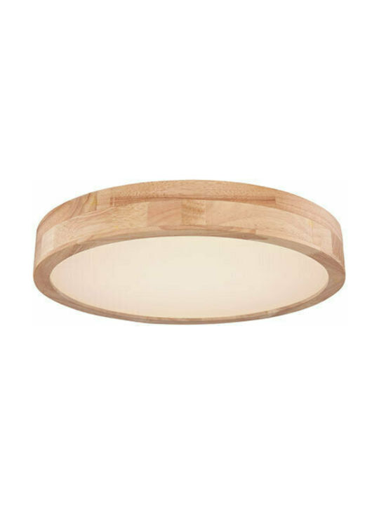 Globo Lighting Rainer Modern Holz Deckenleuchte mit integriertem LED in Braun Farbe 40Stück