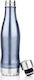 Glacial Metallic Bottle Thermos Stainless Steel BPA Free Light Blue 400ml