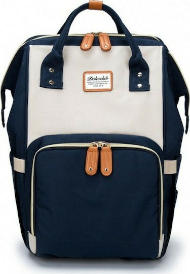 Diaper Bag Doko Blue - Beige 42x21x42cm.