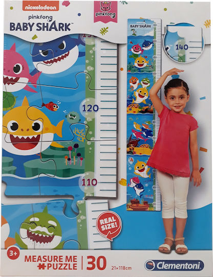 Παιδικό Puzzle Baby Shark Μέτρησέ με για 3+ Ετών 30pcs AS