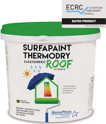 Nanophos SurfaPaint ThermoDry Elastomeric Roof Elastomer Acryl Epoxy Sealing 3Es Weiß