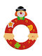 Sevi Bebe Decorative Letter Red made of Wood Clown O 7x0.5x9εκ.