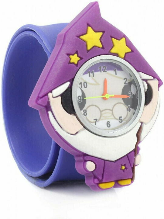Wacky Watches Παιδικό Αναλογικό Ρολόι Wacky Μάγος Μωβ