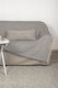 Naf Naf 358-78 Three-Seater Sofa Throw Chenille 180x300cm Gray