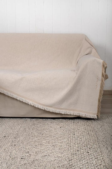 Naf Naf Cuverturi Pentru Canapea 2 Locuri P180xL250cm Ecru Naf Naf Cuverturi Pentru Canapea 2 Locuri P180xL250cm Ecru