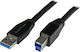 StarTech USB 3.0 Cable USB-A male - USB-B male Μαύρο 10m USB3SAB10M