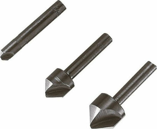 Wolfcraft Σετ Φρέζες για Μέταλλο \ Ξύλο \ Πλαστικό 6mm 3τμχ