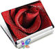 Lamtech Red Rose autocolant pentru Laptop 12.4" Roșu