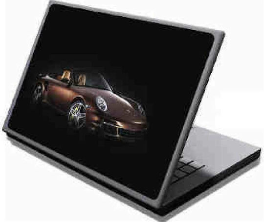 Lamtech Porsche Car αυτοκόλλητο για Laptop 12.4" Μαύρο