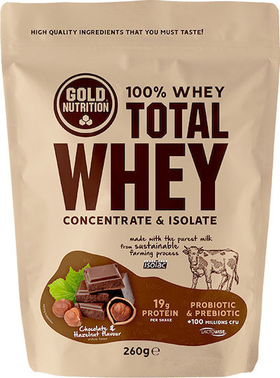 100% Total Whey Protein Whey with Flavor Chocolate Hazelnut 260gr