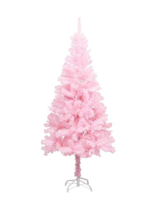 Χριστουγεννιάτικο Δέντρο Ροζ 150εκ με Μεταλλική Βάση