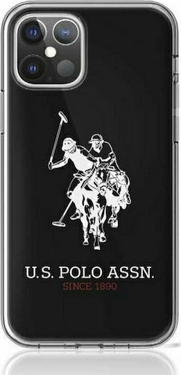 U.S. Polo Assn. Original Faceplate Back Cover Πλαστικό Μαύρο (iPhone 12 mini)