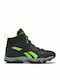 Rugged Runner Mid Черно / Cool Shadow / Solar Green