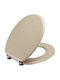 Elvit Universal Toilettenbrille Bakelit 43.5-44.5x37cm Beige