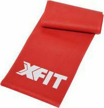 X-FIT Еластична лента за фитнес Твърда Червен
