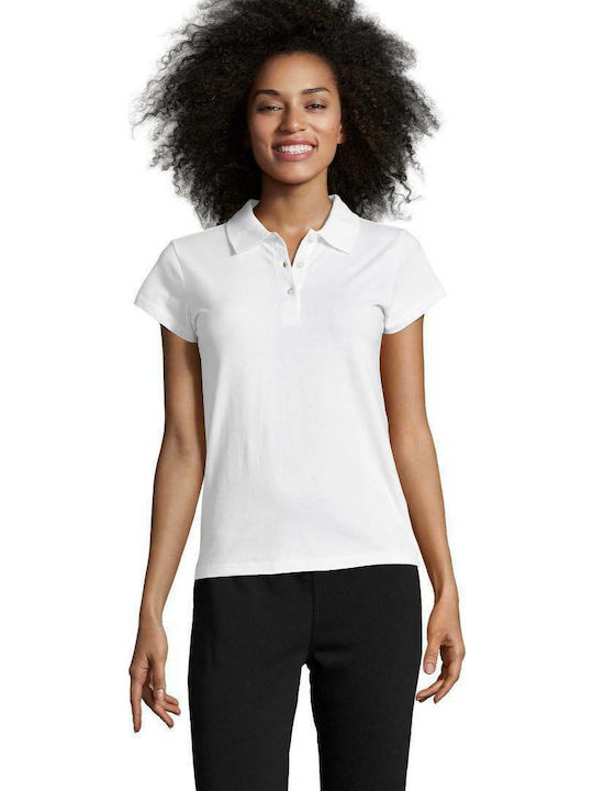 Sol's Prescott Women's Short Sleeve Promotional Blouse White