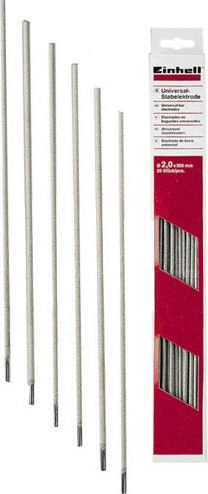Einhell Schweißzusätze Elektroden 2,5x350mm 25 Stück 1591420