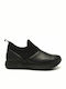 Boxer Piele Anatomic Slip-on-uri pentru femei Negru