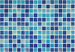 Karag Nube Mix Πλακάκι Πισίνας Εσωτερικού Χώρου Κεραμικό Γυαλιστερό 46.7x31cm Μπλε