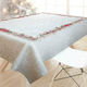 Saint Clair Christmas Decorated Tablecloth Fabric Beige L180xW145cm 1pcs