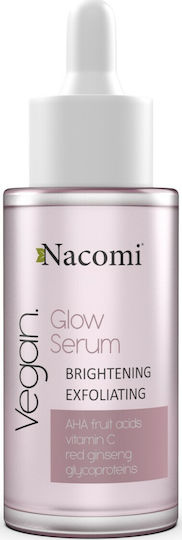 Nacomi Vegan Ενυδατικό & Αντιγηραντικό Serum Προσώπου με Βιταμίνη C & Νιασιναμίδη για Λάμψη & Αναζωογόνηση 40ml