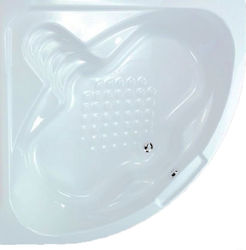 Sanitec Nataly 519 Γωνιακή Μπανιέρα Ακρυλική 150x150x60cm Sanitec Nataly 519 Γωνιακή Μπανιέρα Ακρυλική 150x150x60cm