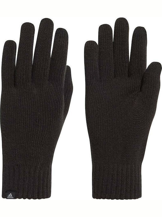Performance Schwarz Gestrickt Handschuhe