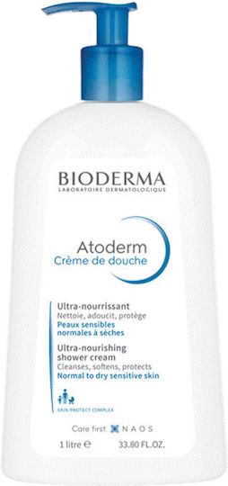 Bioderma Atoderm Ultra-Nourishing Normal To Dry Sensitive Skin Bubble Bath With Shea Butter For Nourishing 1000ml