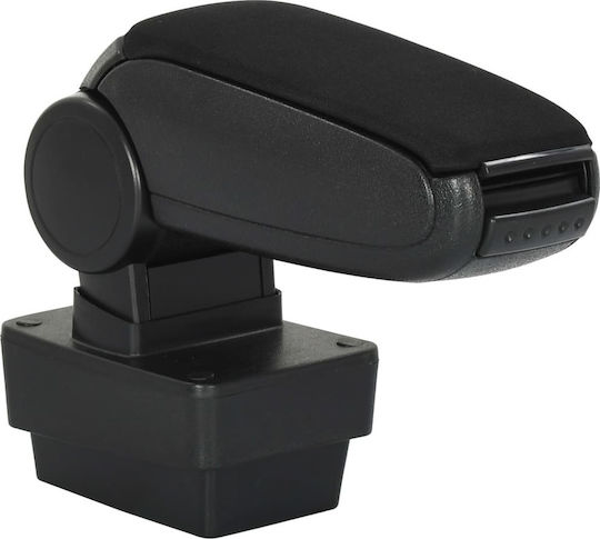 vidaXL Car Fabric Armrest for Skoda Fabia 2015 MK3 Black