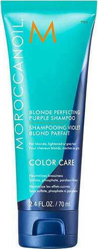 Moroccanoil Blonde Perfecting Σαμπουάν Διατήρησης Χρώματος για Βαμμένα Μαλλιά 70ml
