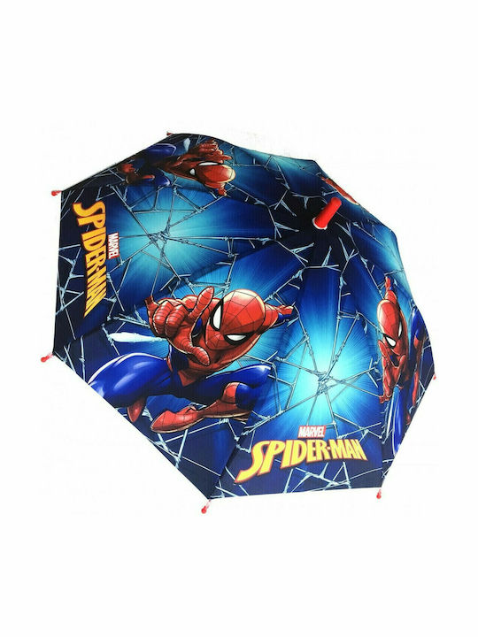 Chanos Spiderman Curved Handle Auto-Open Blue 92cm Chanos Spiderman Curved Handle Auto-Open Blue 92cm
