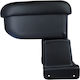 Cik Car Leather Armrest for Kia Rio 2017+ Black