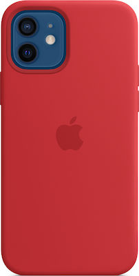 Apple Silicone Case with MagSafe Umschlag Rückseite Silikon Rot (iPhone 12 / 12 Pro) MHL63ZM/A