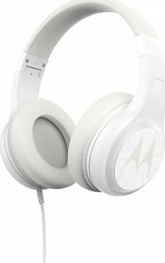 Motorola Pulse 120 Wireless / Wired Over Ear Headphones White