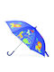 Penny Scallan Kids Curved Handle Umbrella Umbrella Wild Thing with Diameter 80cm Blue