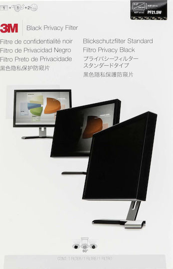 3M 3M Screen Filter Protection Filter 54.6cm Black for 21.5 Inch Screen (16:9)