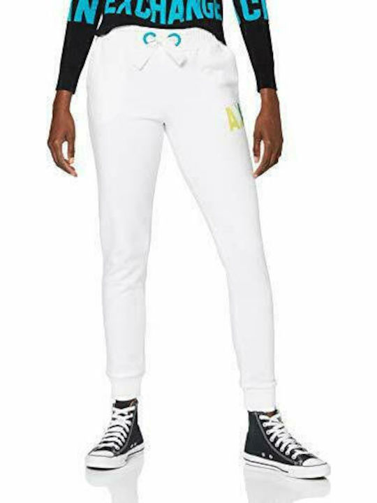 Armani Exchange Women's Jogger Sweatpants White