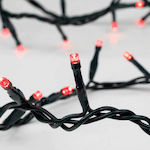 100 Λαμπάκια LED 4.95μ. Κόκκινα σε Σειρά