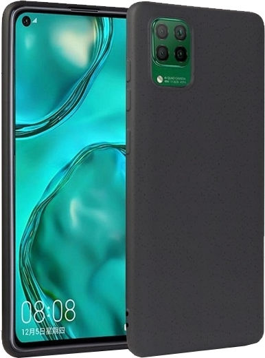 Forever Bioio Задна корица Силикон Черен (Huawei P40 Lite)