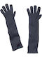 Adidas Angora Blau Gestrickt Handschuhe