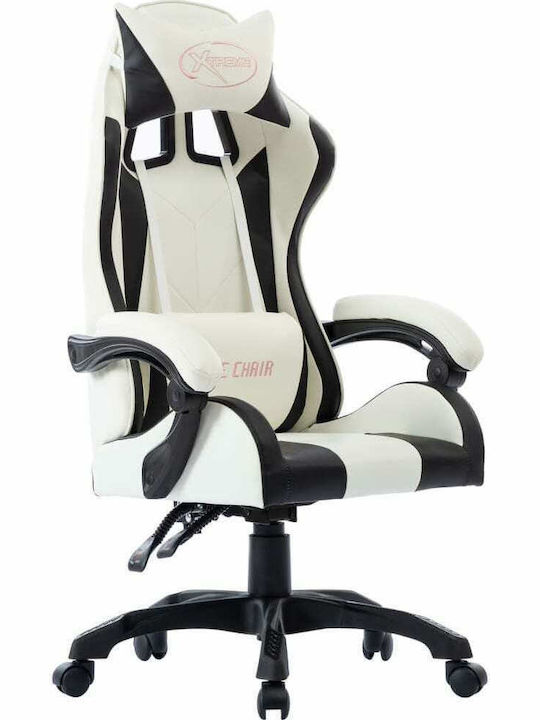 vidaXL Racing Gaming Stuhl Weiß