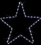 Eurolamp Plastic Illuminated Christmas Decorative Pendant Star 56x56cm White