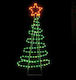 Eurolamp Christmas Decorative Illuminated Tree Light Tube 112cm IP44 Electric Green