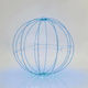 Eurolamp Illuminated Christmas Metal Figure Ball Blue Length 48cm 2pcs