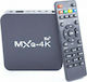 TV-Box MXQ 4K 5G 4K UHD mit WiFi USB 2.0 4GB RAM und 16GB Speicherplatz mit Betriebssystem Android 10.1