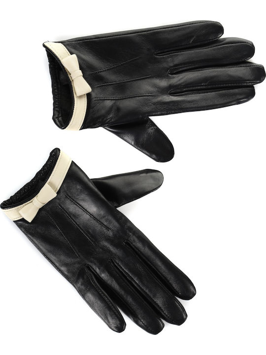 Guy Laroche 98873 Μαύρα Γυναικεία Δερμάτινα Γάντια